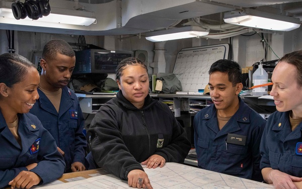 USS George H.W. Bush Highlights the Carrier Strike Group 10 Oceanography Team