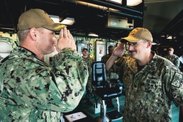 USS Billings Exchange of Command