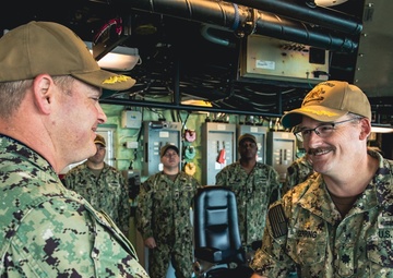 USS Billings Exchange of Command