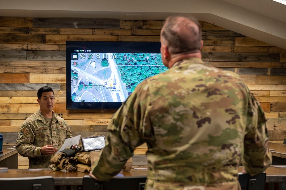 18th Air Force leadership visits Herk Nation