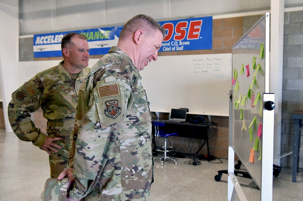 18th Air Force leadership visits Herk Nation