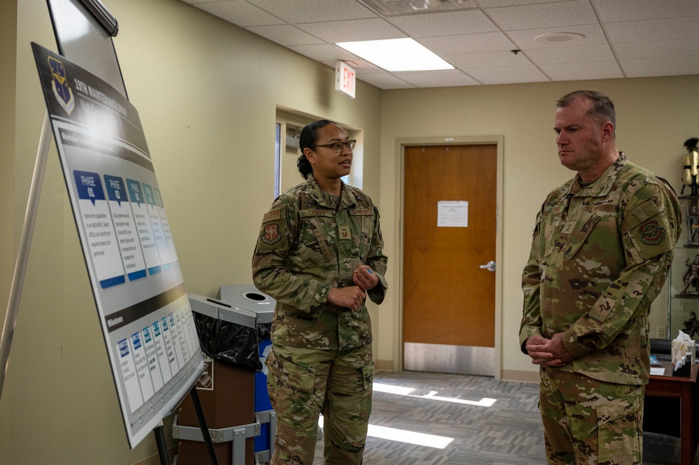 18th Air Force leadership visits Herk Nation