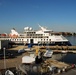 Cruise Ship Ocean Explorer docked behind Hampton Roads Naval Museum