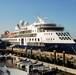 Cruise Ship Ocean Explorer docked behind Hampton Roads Naval Museum