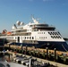 Cruise Ship Ocean Explorer docked behind Hampton Roads Naval Museum