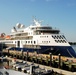 Cruise Ship Ocean Explorer docked behind Hampton Roads Naval Museum