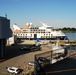 Cruise Ship Ocean Explorer docked behind Hampton Roads Naval Museum