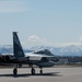 California Air National Guard F-15 Eagles support F-22 Raptors in Alaska