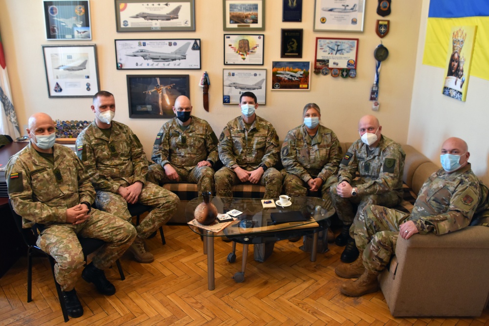 Pa. Air Guard welcomed at Lithuanian Air Force headquarters