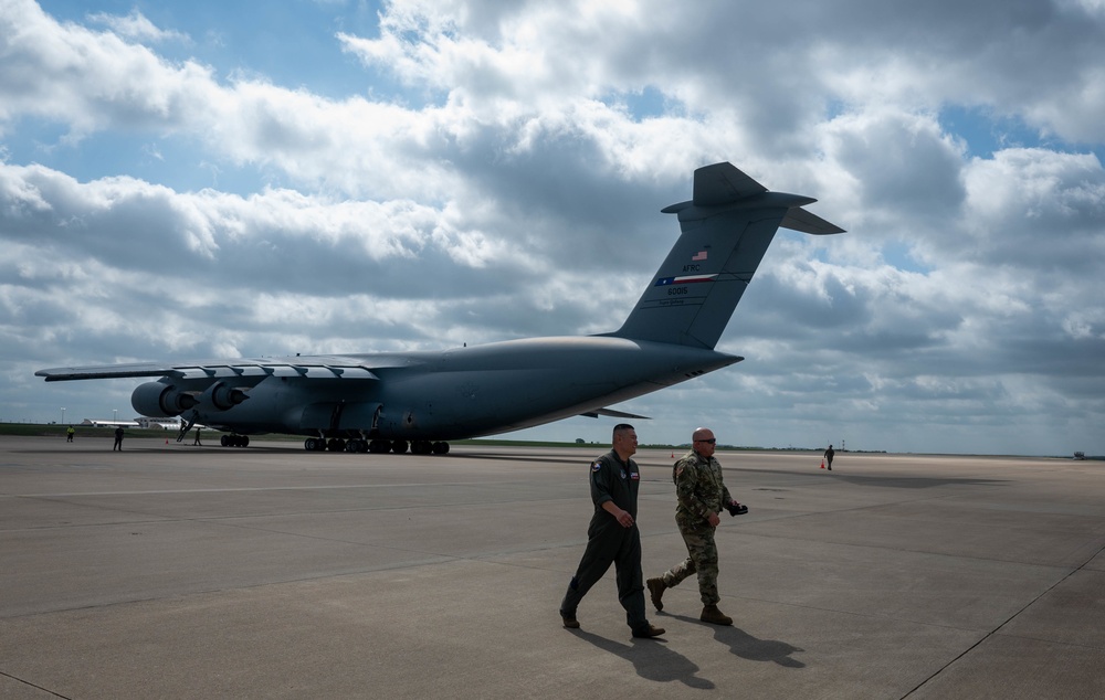 68th AS Transport Army Vehicle Displays to Airshow