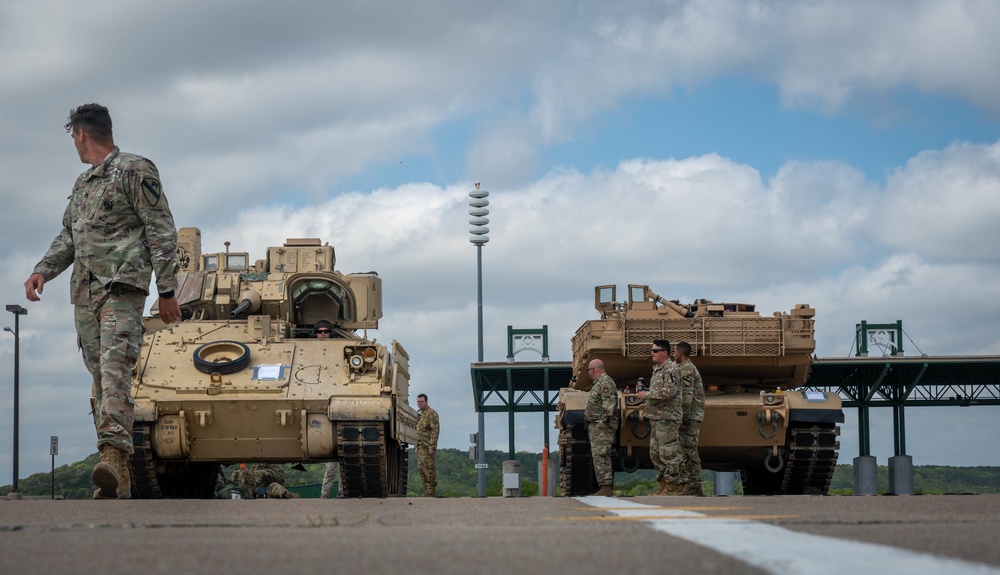 68th AS Transport Army Vehicle Displays to Airshow