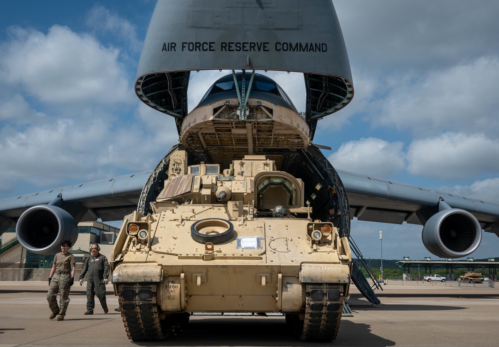 68th AS Transport Army Vehicle Displays to Airshow