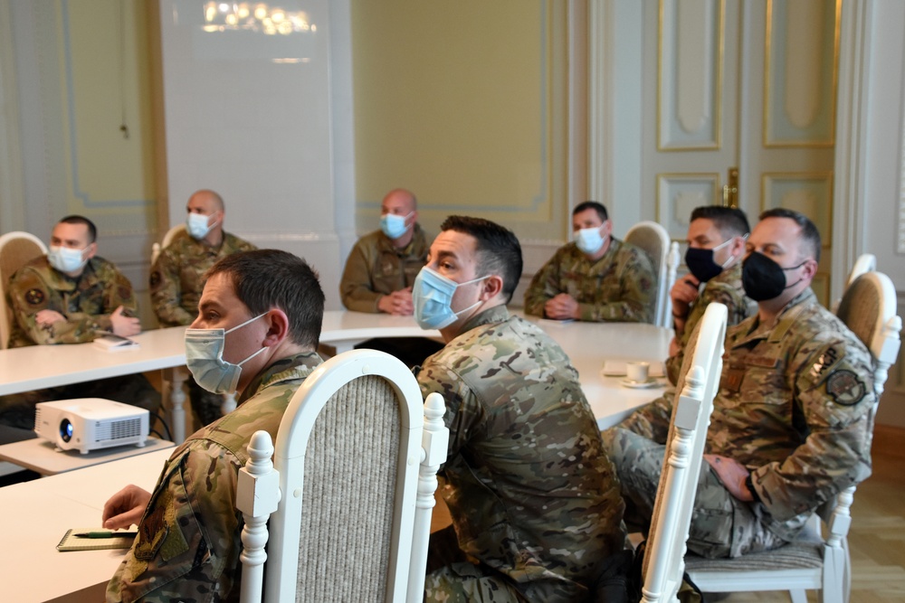 Pa. Air Guard welcomed at Lithuanian Air Force headquarters