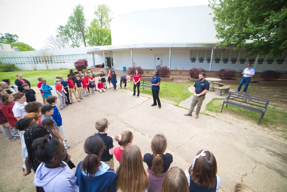 ERDC team delivers annual Earth Day message to local students