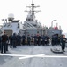 USS Ross holds picnic on flight deck