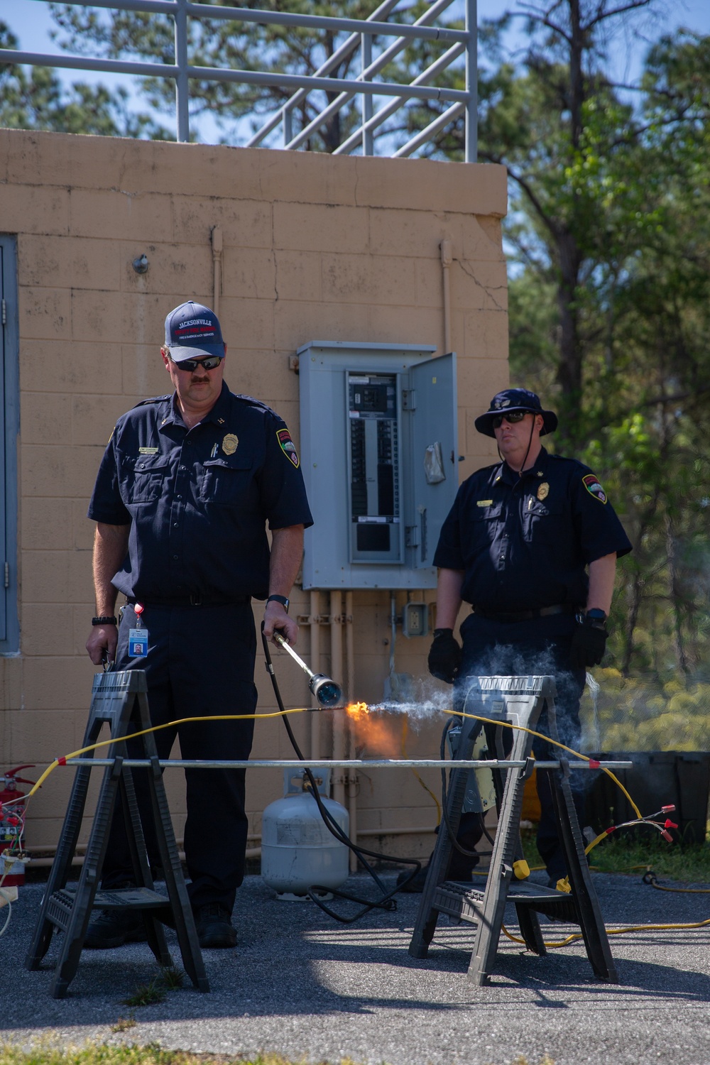 Camp Lejeune Fire and Emergency Services Conduct Fire Investigation Training