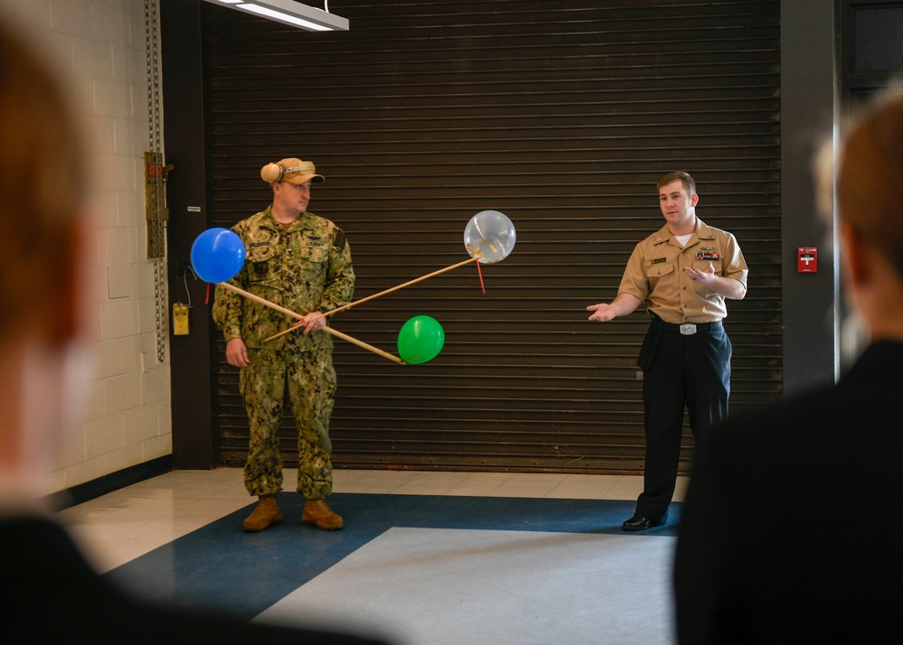 Midshipmen Participate in Explosives Demonstration