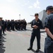 USS Ross Sailor reenlists aboard the ship