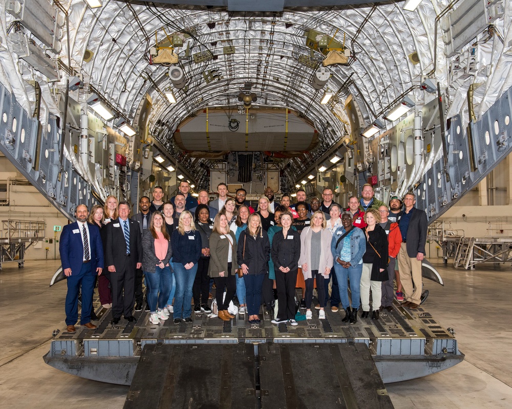 Leadership Dayton class visits Wright-Patt