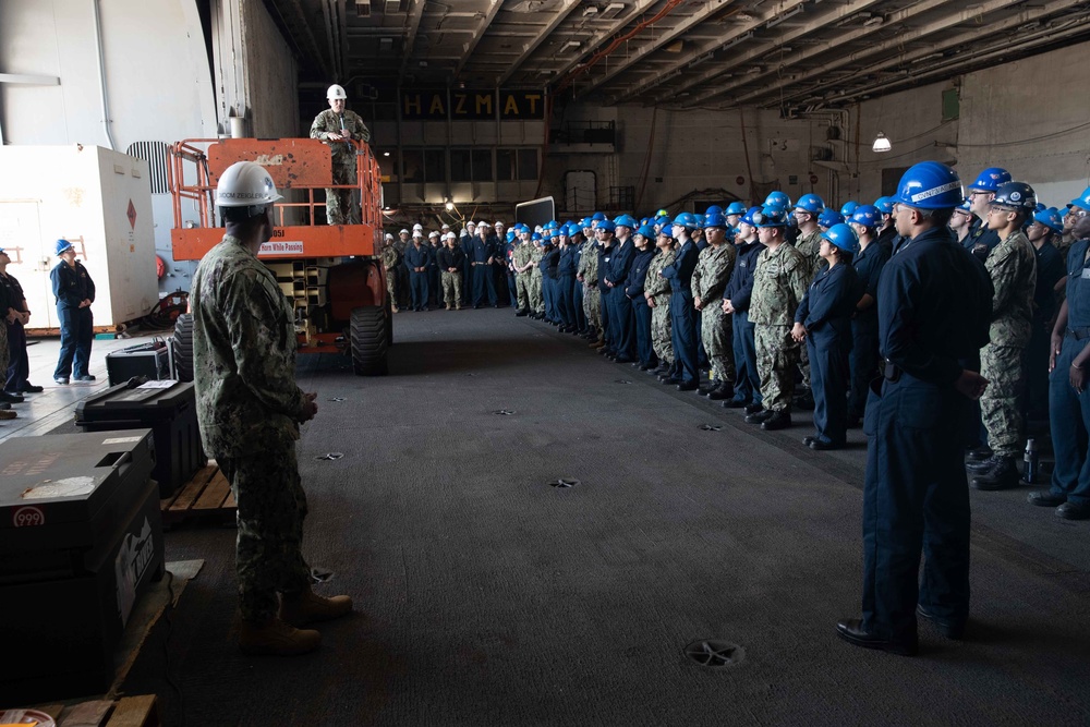 MCPON Visits  USS George Washington