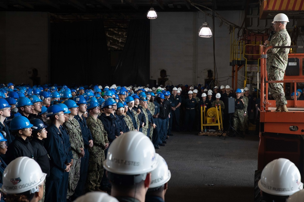 MCPON Visits  USS George Washington