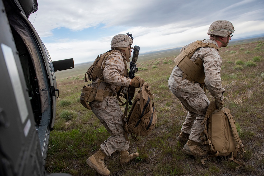 Marines train at Idaho's premier ranges, joint training