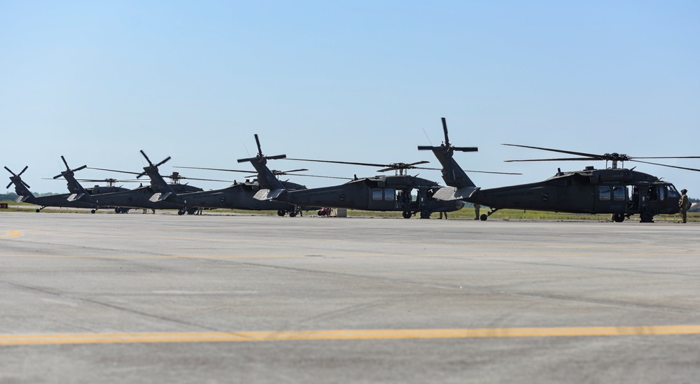 South Carolina National Guard Company A, 1-111th General Support Aviation Battalion Departs for the Multinational Force and Observers Peacekeeping Mission in the Sinai Peninsula
