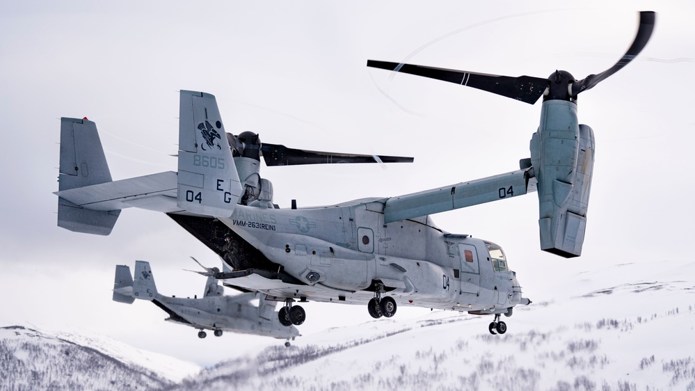 Norway MV-22 Flight Operations