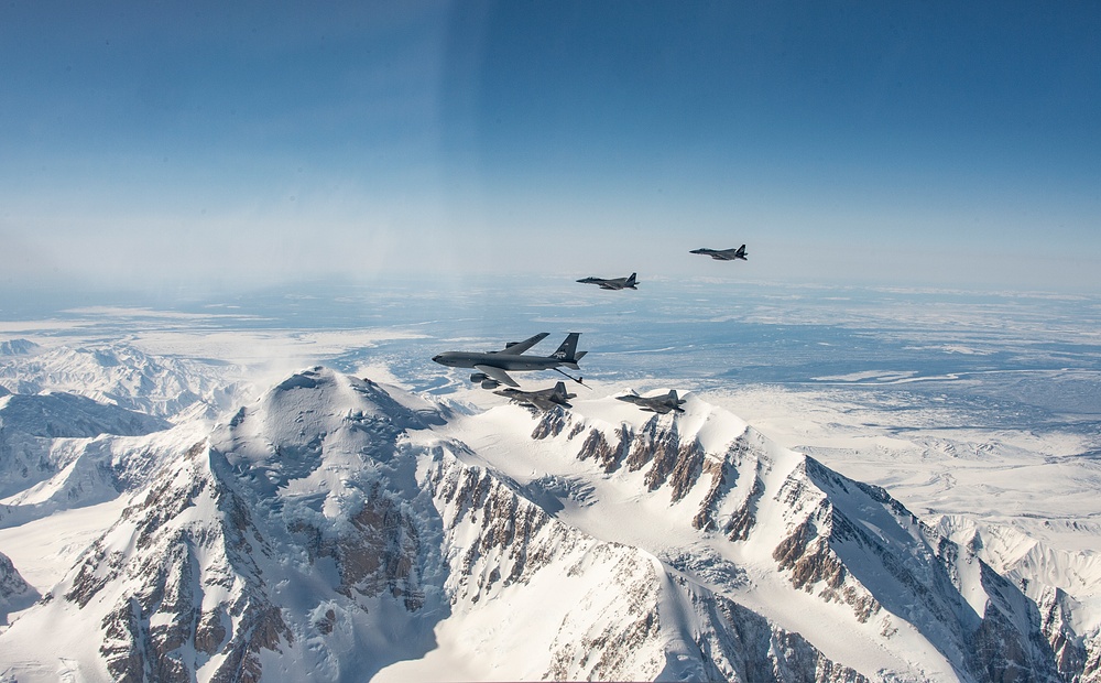 144th FW trains in Alaska