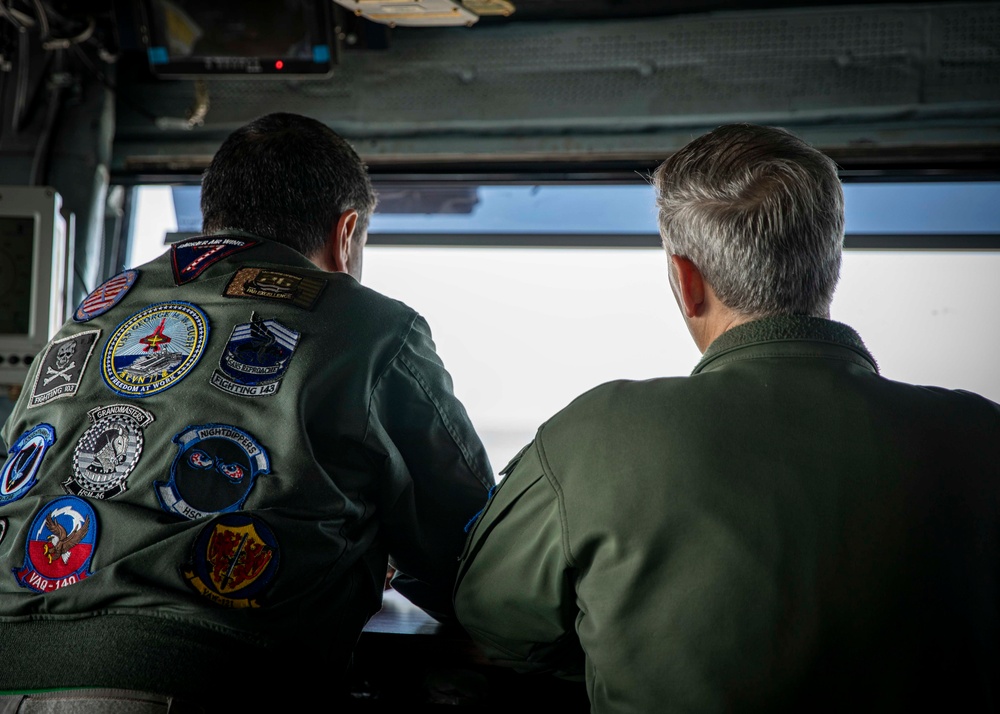 USS George H.W. Bush (CVN 77) Commanding Officer’s Last Underway