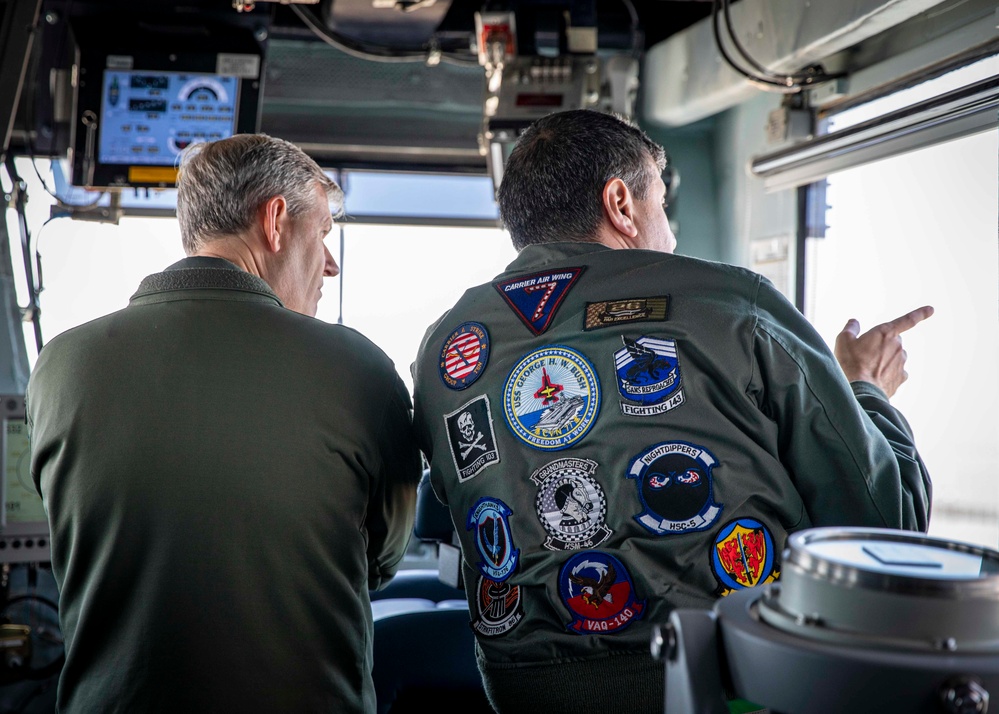 USS George H.W. Bush (CVN 77) Commanding Officer’s Last Underway