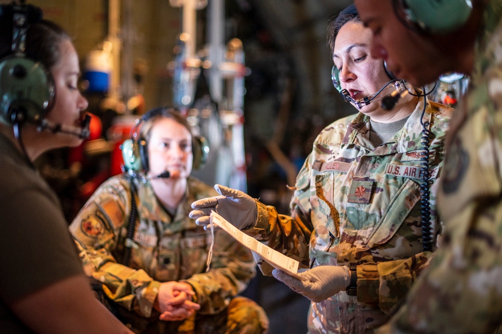 60th AES trains on a C-130