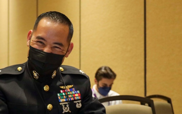 Naval Postgraduate School Marine judges National Junior Sciecne and Humanities Symposium