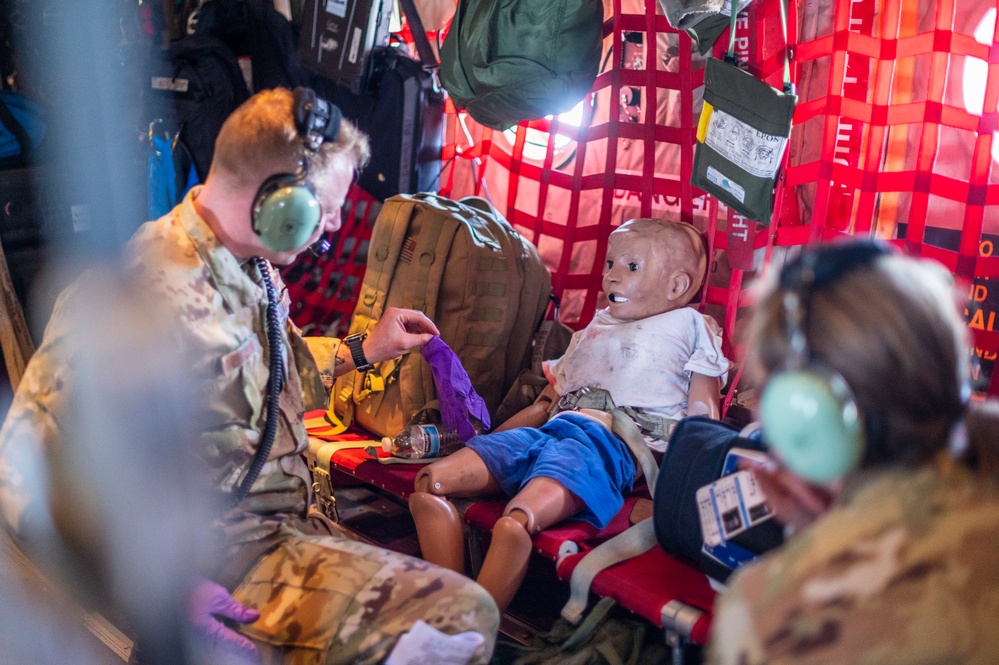 60th AES trains on a C-130