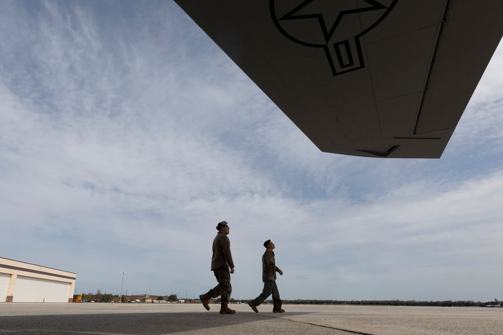 108th Wing flies Army National Guard troops for orientation flight