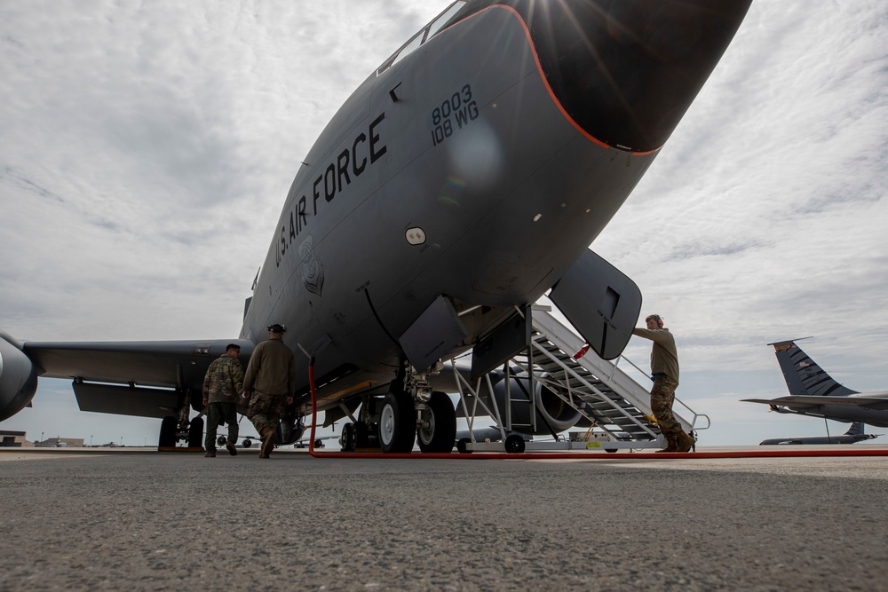 108th Wing flies Army National Guard troops for orientation flight