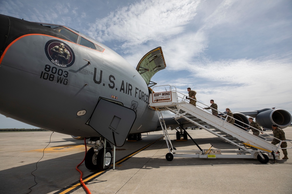 108th Wing flies Army National Guard troops for orientation flight