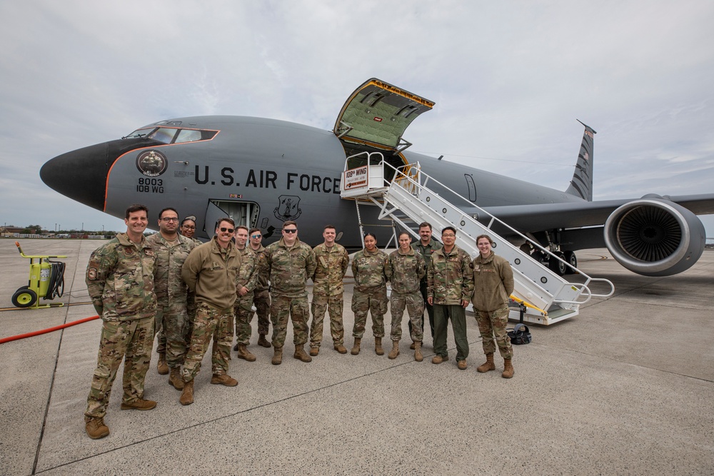 108th Wing flies Army National Guard troops for orientation flight