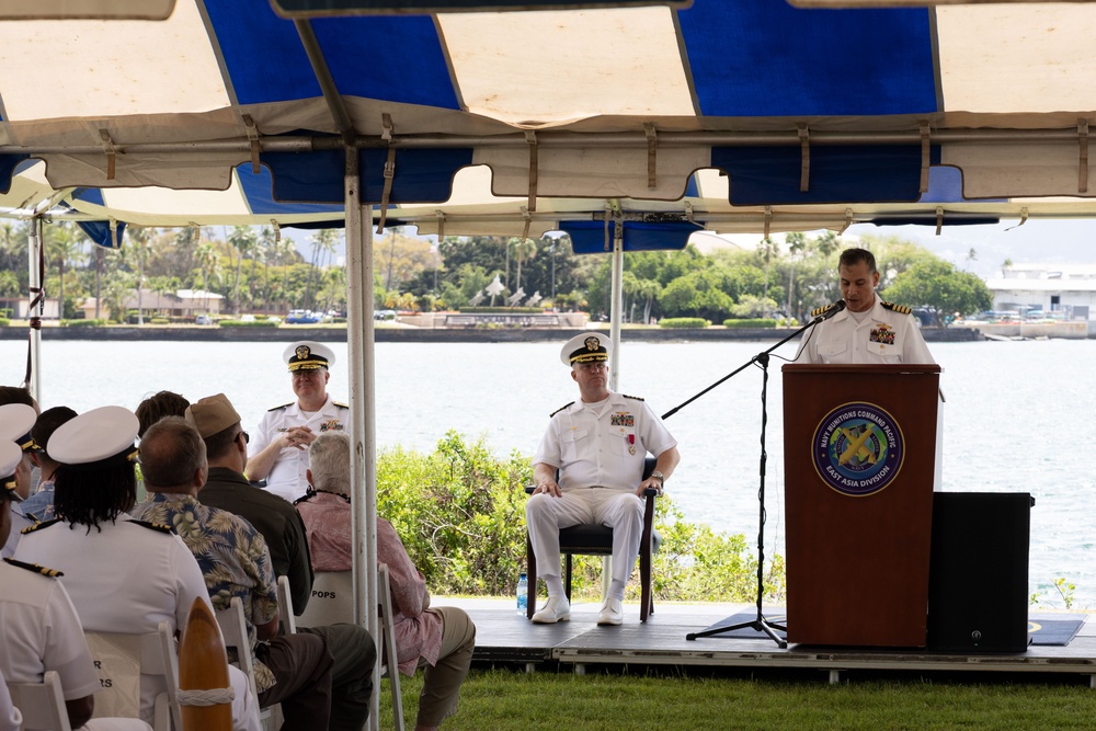 Navy Munitions Command Pacific East Asia Division Change of Command