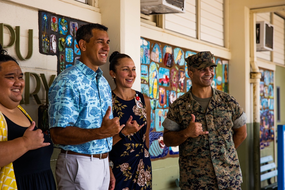 Congressman Kahele visits Marine Corps Base Hawaii