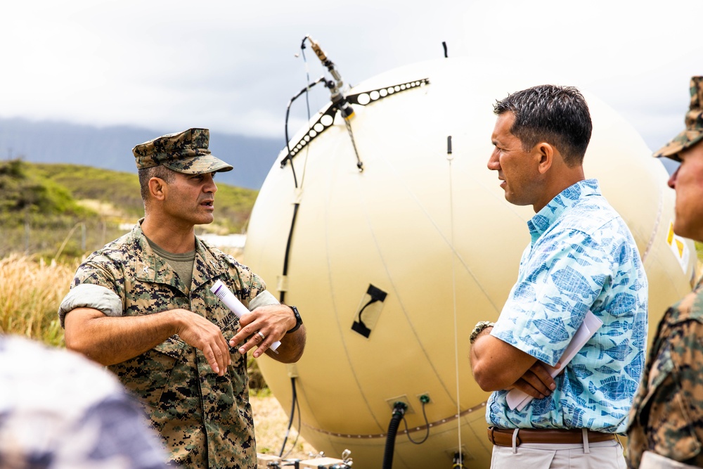 Congressman Kahele visits Marine Corps Base Hawaii