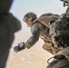 US Special Forces Operator Begins his Descent on a Combined Jump Exercise With the Royal Jordanian Armed Forces