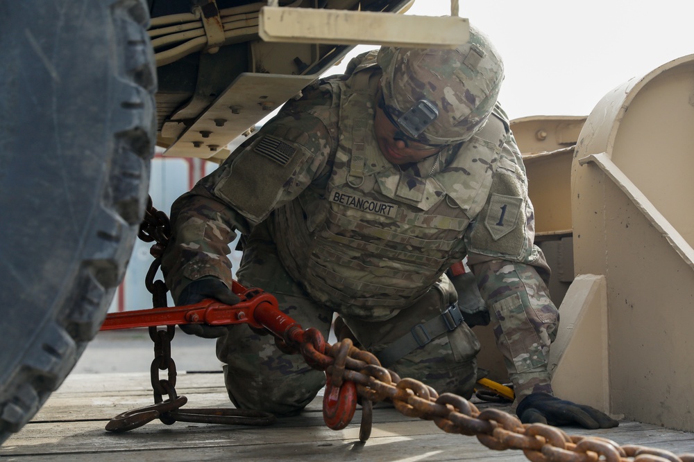 Soldiers test their skills at the 101BSB Truck Rodeo