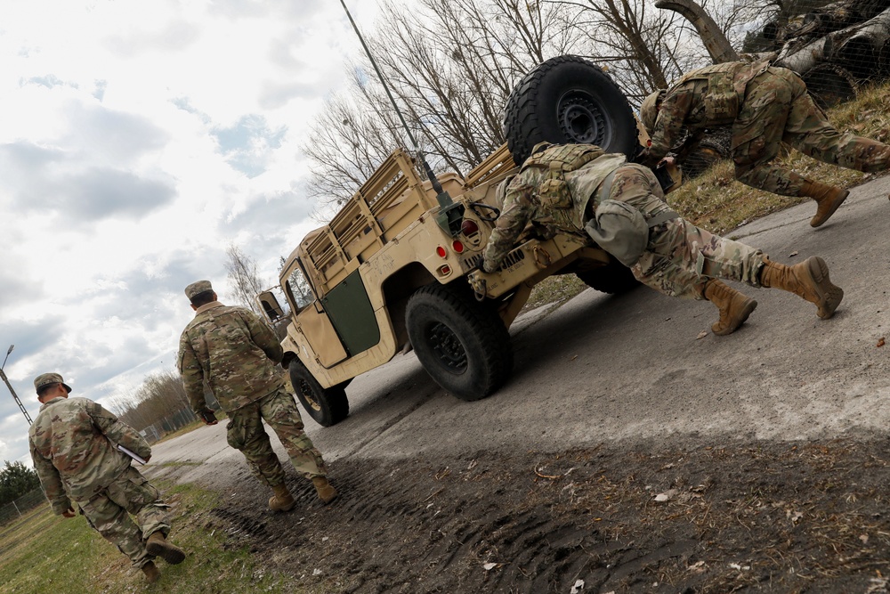 Soldiers test their skills at the 101BSB Truck Rodeo