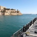 USS Ross enters port in Valletta, Malta