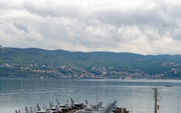 Truman Carrier Strike Group Arrives In Italy