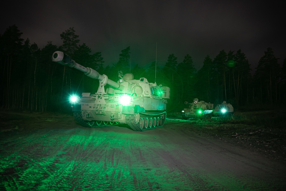 Soldiers Participate in Live-Fire Exercise at Lithuania