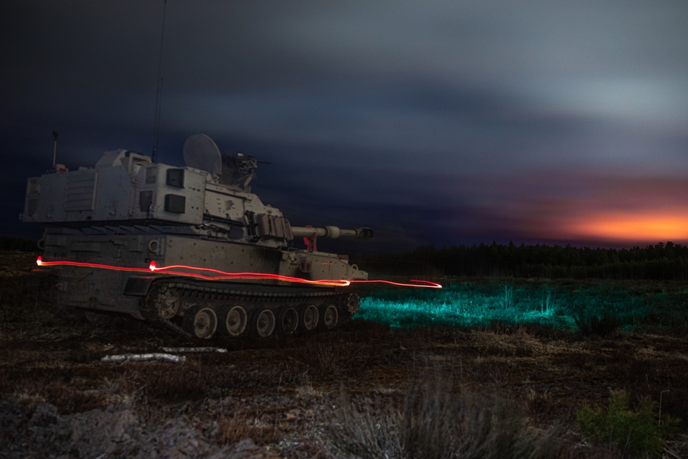 Soldiers Participate in Live-Fire Exercise at Lithuania