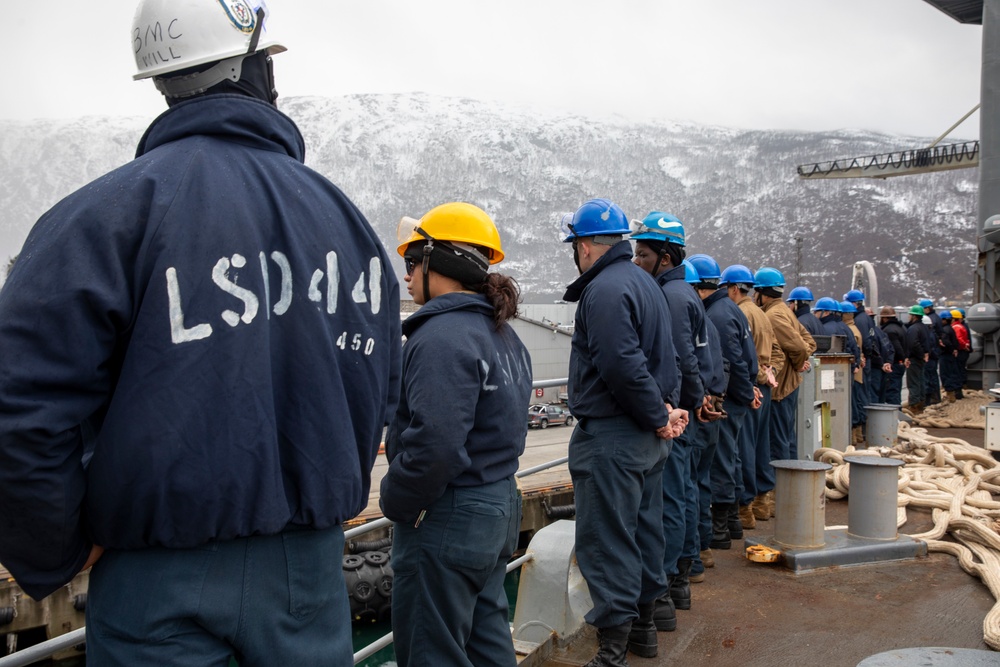 Gunston Hall visits Narvik, Norway