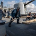 USS San Jacinto pulls into Porto di Margherra